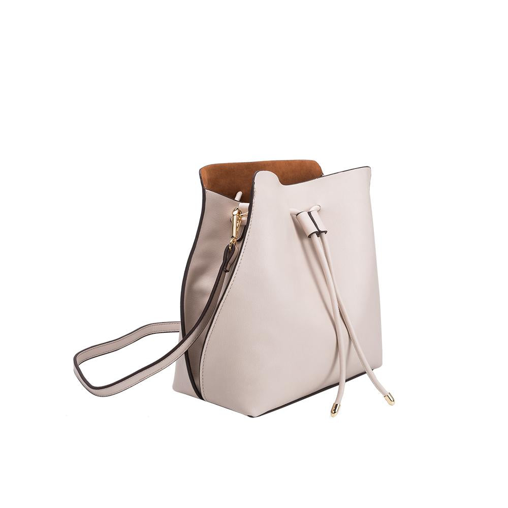 Leia Bone Large Shoulder Bag